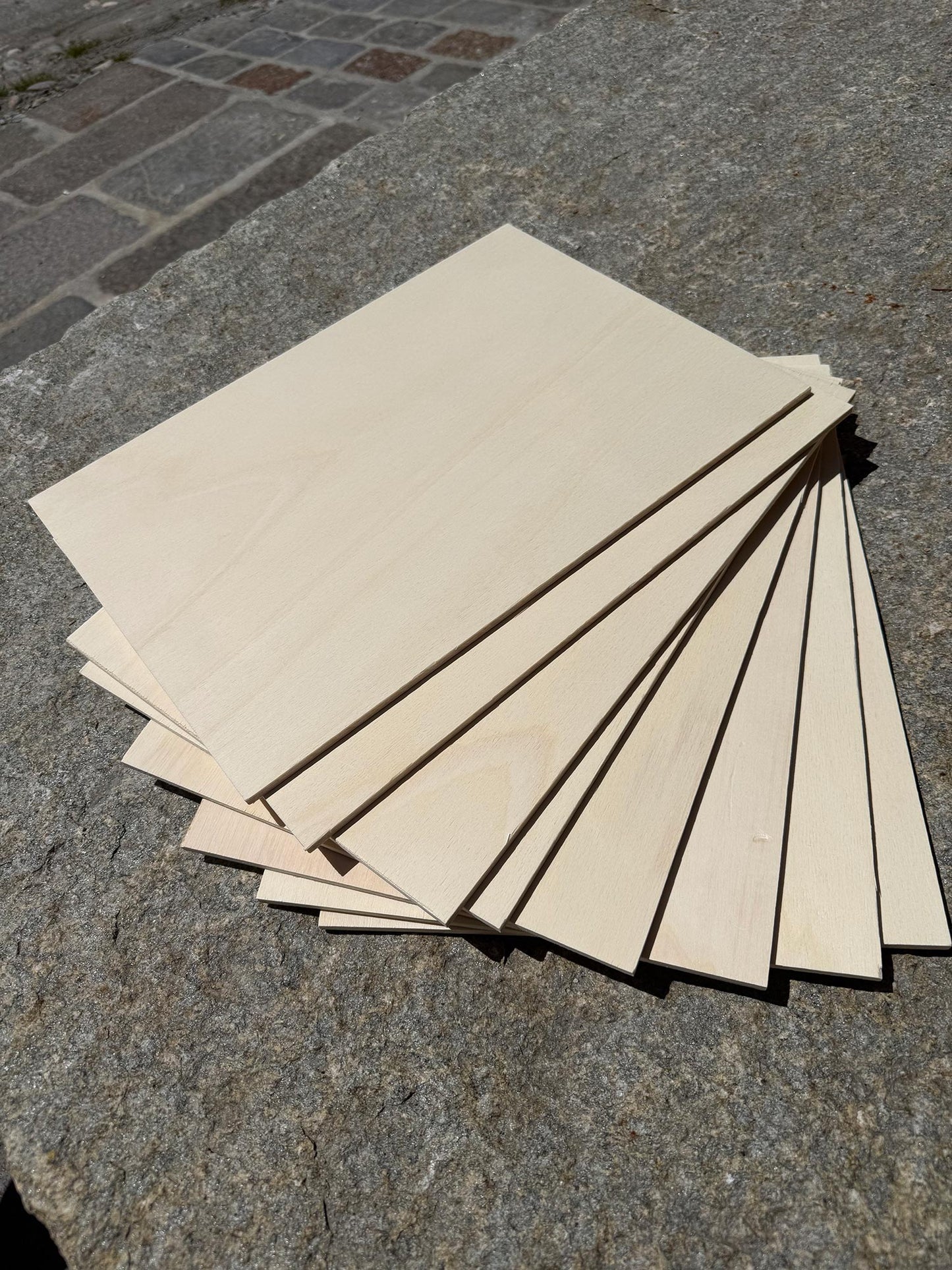 Pack Compensato in Pioppo per Laser, CNC e Modellismo - A3 (297x420 mm)