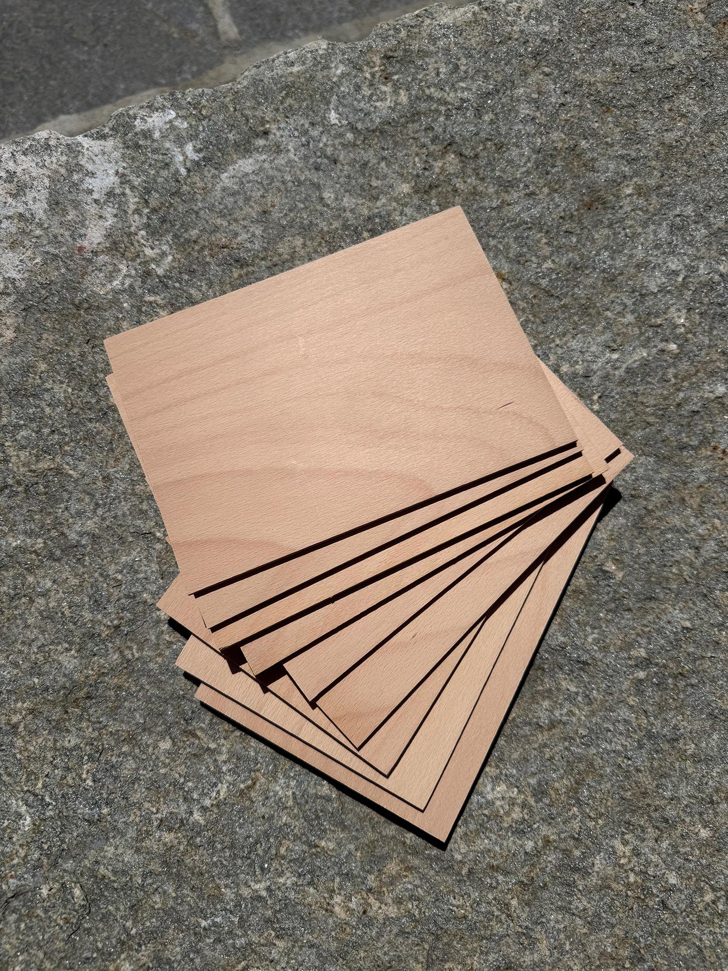 Pack Compensato in Faggio per Laser, CNC e Modellismo - A5 (148x210 mm)