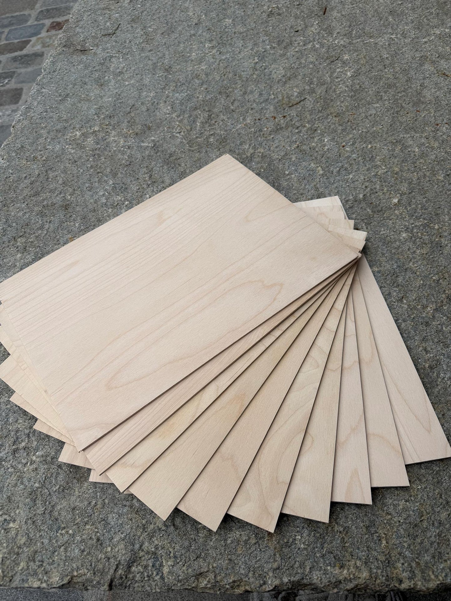 Pack Compensato in Betulla per Laser, CNC e Modellismo - A3 (297x420 mm)