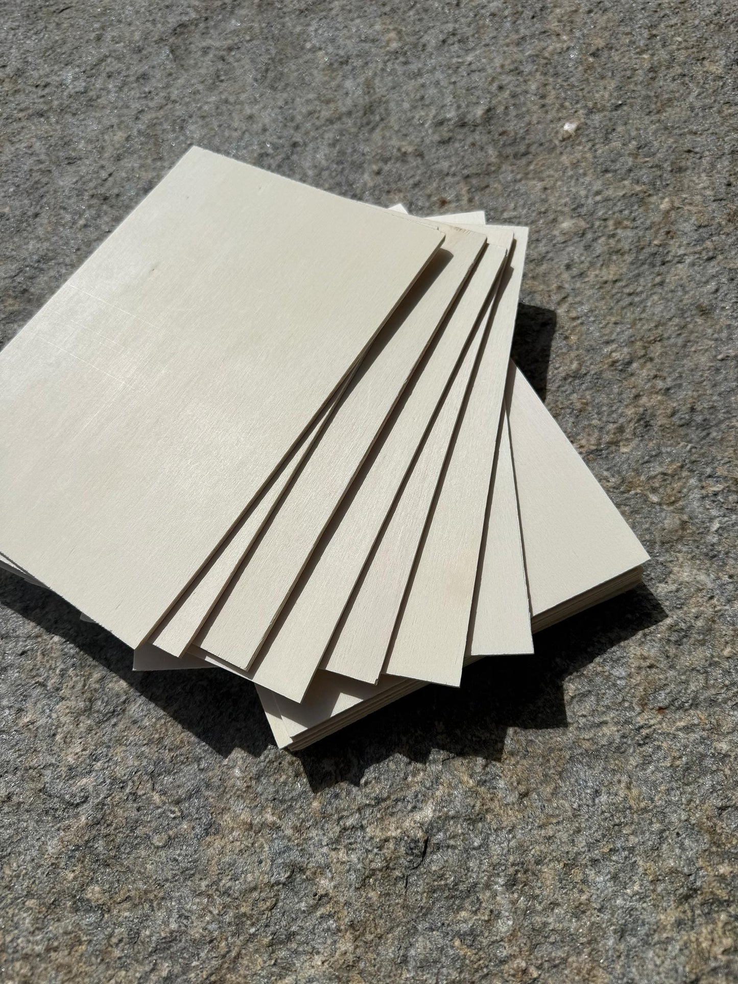 Pack Compensato in Pioppo per Laser, CNC e Modellismo - A5 (148x210 mm)