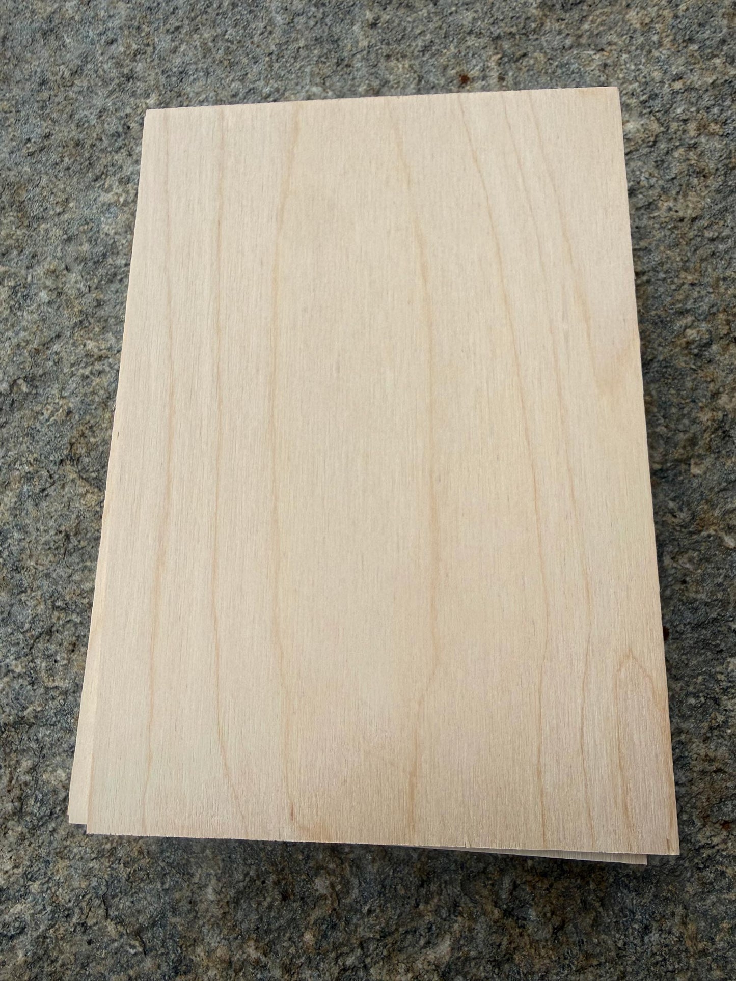 Pack Compensato in Betulla per Laser, CNC e Modellismo - A5 (148x210 mm)