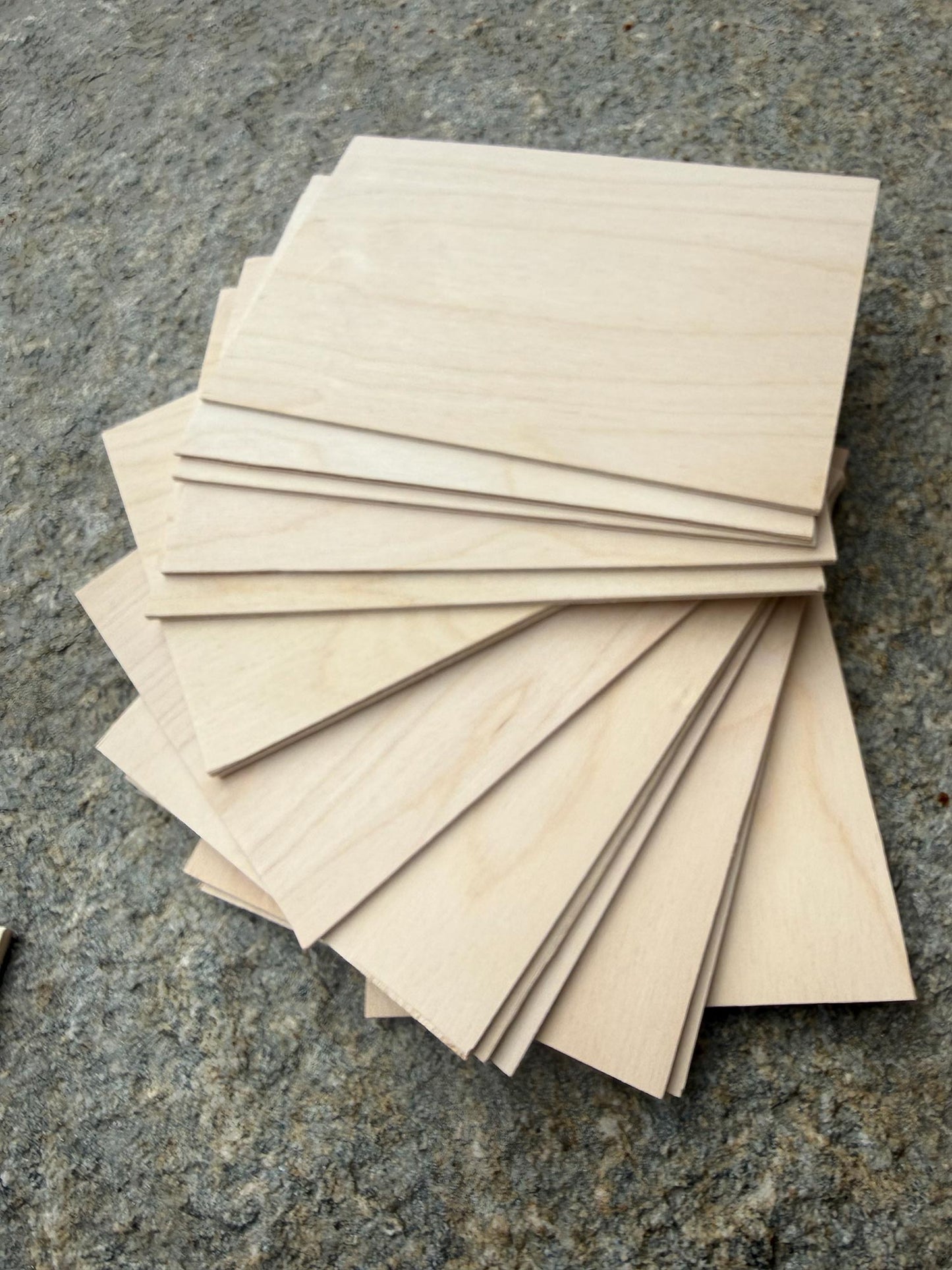 Pack Compensato in Betulla per Laser, CNC e Modellismo - A5 (148x210 mm)