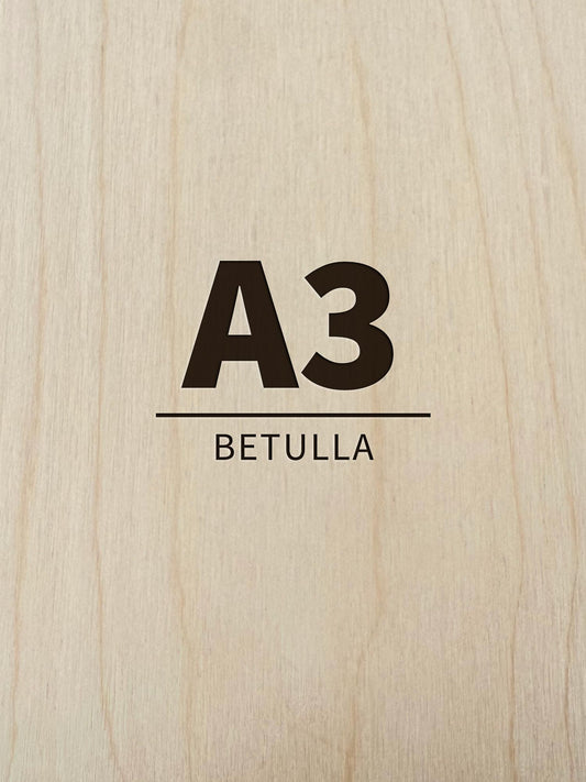 Pack Compensato in Betulla per Laser, CNC e Modellismo - A3 (297x420 mm)