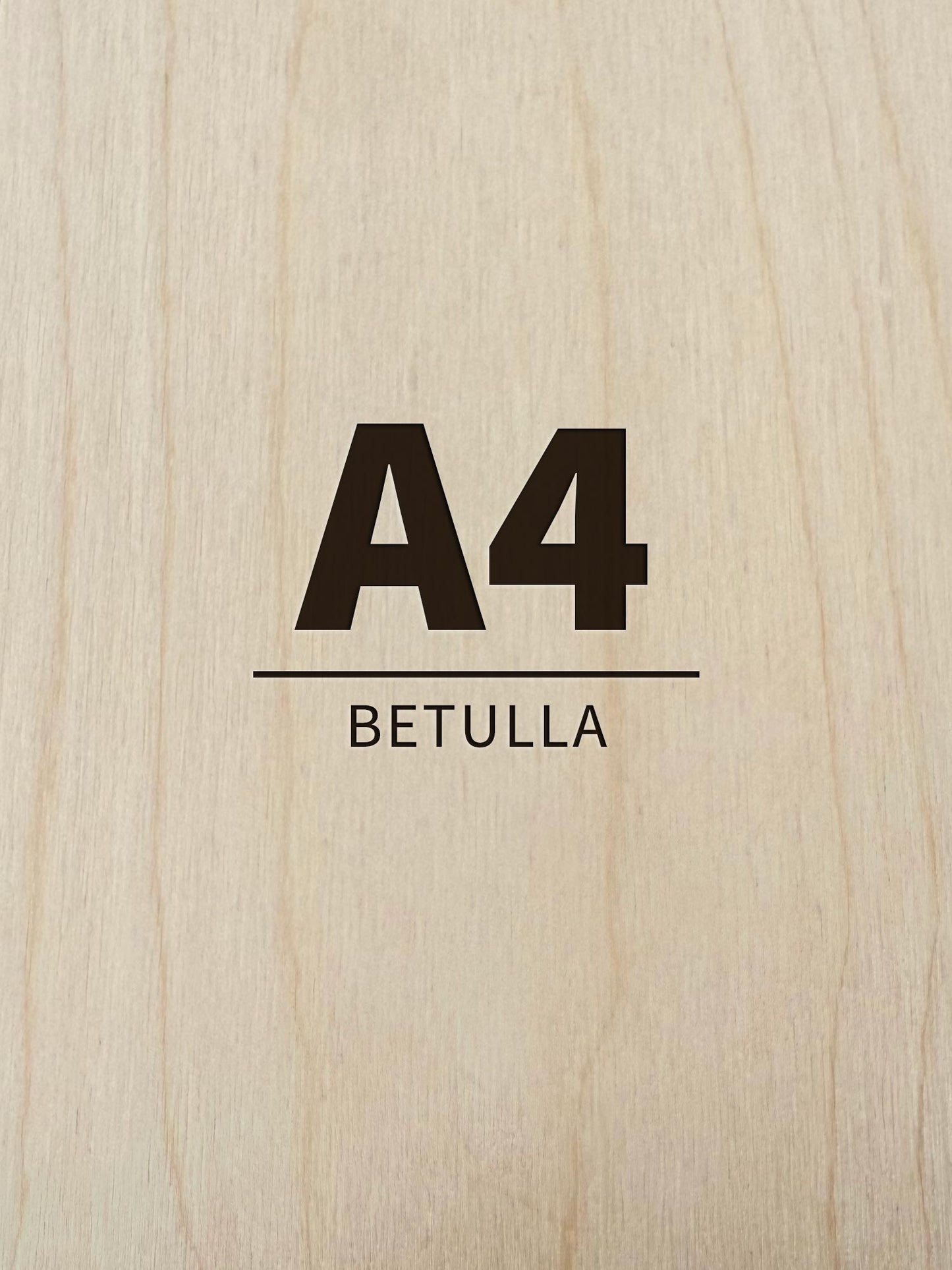 Pack Compensato in Betulla per Laser, CNC e Modellismo - A4 (297x210 mm)