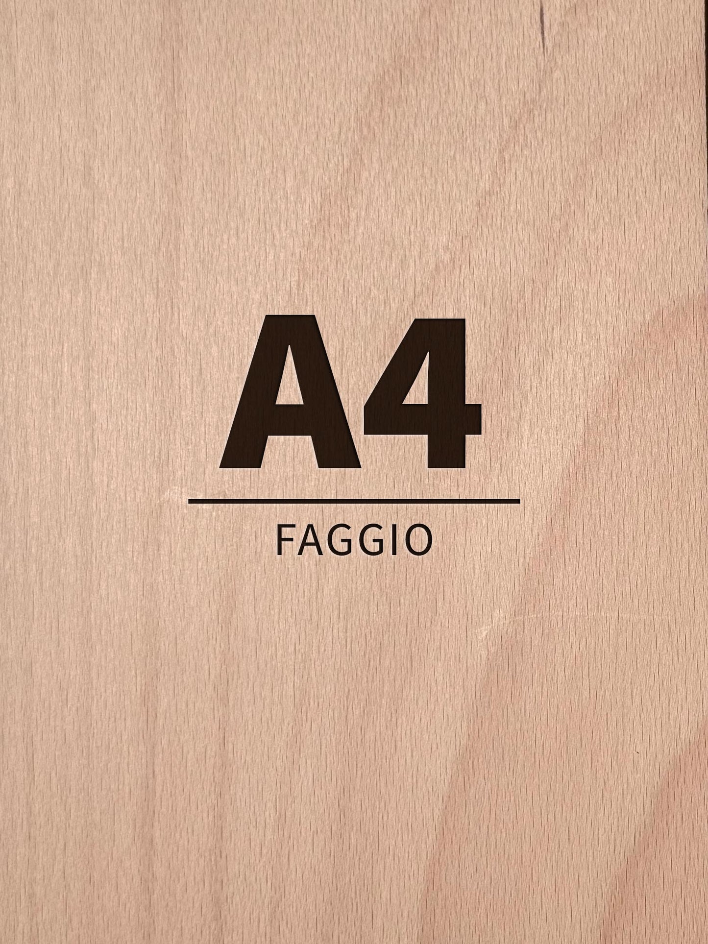 Pack Compensato in Faggio per Laser, CNC e Modellismo - A4 (297x210 mm)