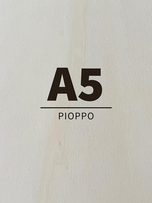 Pack Compensato in Pioppo per Laser, CNC e Modellismo - A5 (148x210 mm)